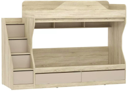 Кровать двухъярусная Акварель НМ 041.51