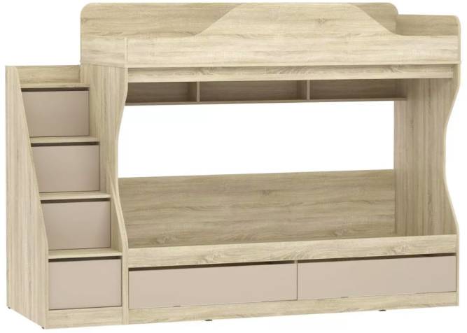 Кровать двухъярусная Акварель НМ 041.51