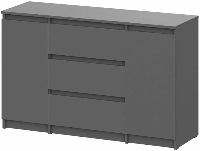 Комод 3 ящика двухстворчатый Денвер (NN)