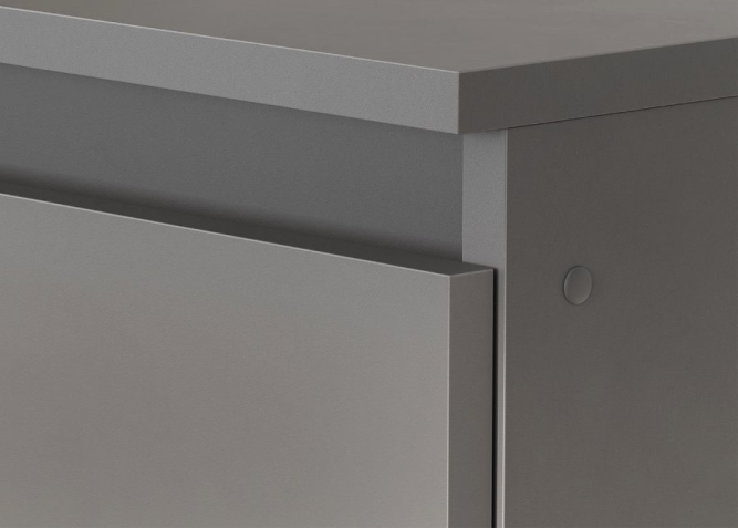 Комод 3 ящика двухстворчатый Денвер (NN)