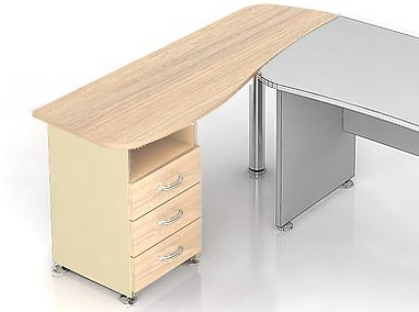 Тумба приставная левая К27 Модерн (М17+М20+ОМ03+М36)