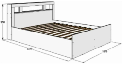 Кровать Ольга 19