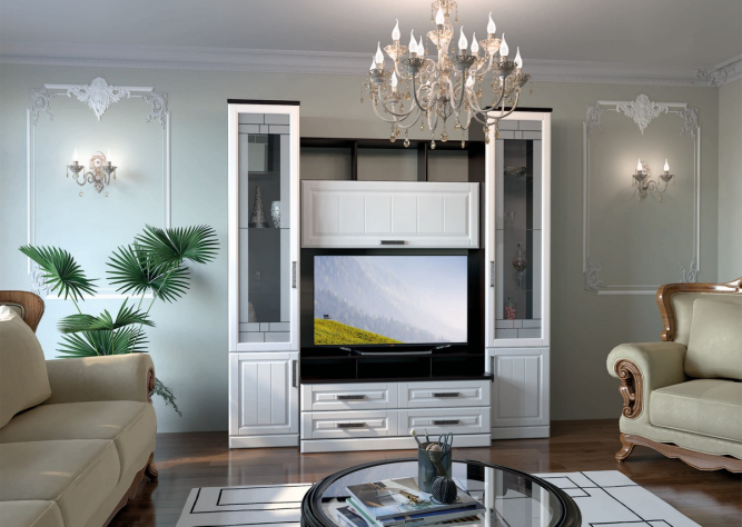 Шкаф 3-х створчатый Венеция-1, секция-8