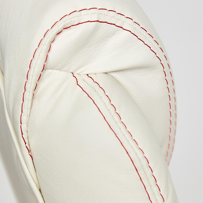 Кресло DRIVER кож/зам/ткань, белый/красный, 36-01/08