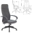 Кресло офисное CH-608, ткань, темно-серое, 1614482