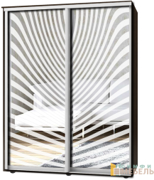 Шкаф-купе 2х дв Стандарт Пескоструй № 29+29