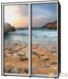 Шкаф-купе 2х дв Стандарт Фотопечать № 50