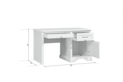 Стол письменный BIU130 (Стилиус)