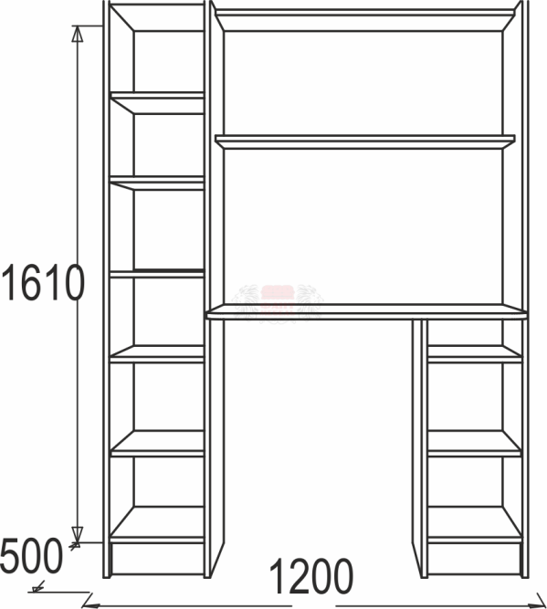 Стол письменный &quot;Омега 2&quot;