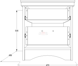 Тумба прикроватная Ольга 10