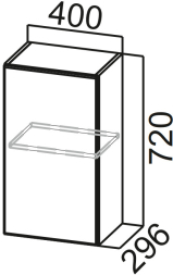 Шкаф навесной 400 Модус
