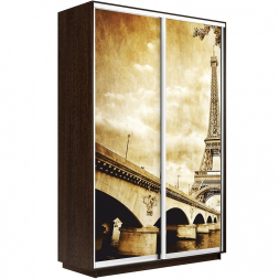 Шкаф-купе Экспресс 2-х дверный (Фото №1024 Париж)