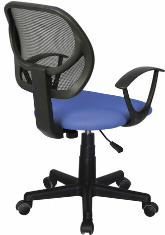 Кресло компактное BRABIX "Flip MG-305", ткань TW, синее/черное, 531919