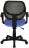 Кресло компактное BRABIX "Flip MG-305", ткань TW, синее/черное, 531919