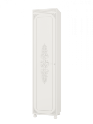 Шкаф Ассоль АС-531К (левый) белое дерево