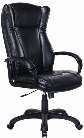 Кресло офисное BRABIX PREMIUM "Boss EX-591", экокожа, черное, 532099
