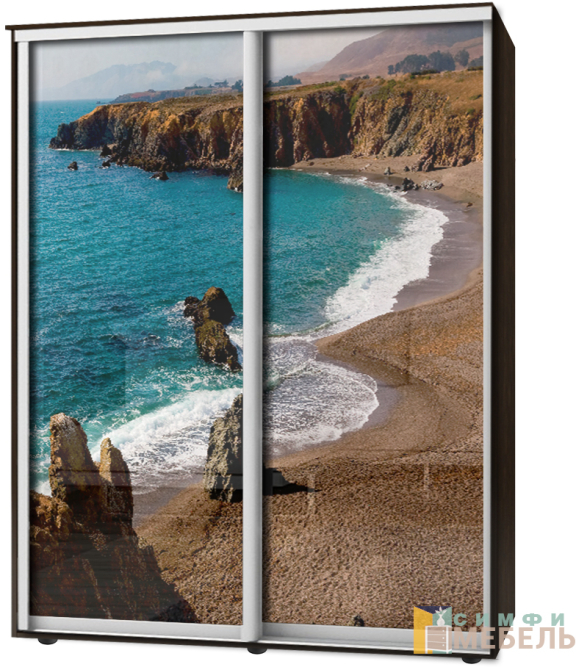 Шкаф-купе 2х дв Стандарт Фотопечать № 51