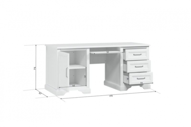 Стол письменный BIU170 (Стилиус)