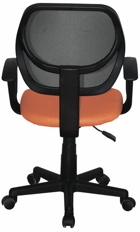 Кресло компактное BRABIX "Flip MG-305", ткань TW, оранжевое/черное, 531920