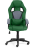 Кресло DRIVER кож/зам/ткань, зеленый/серый, 36-001/12