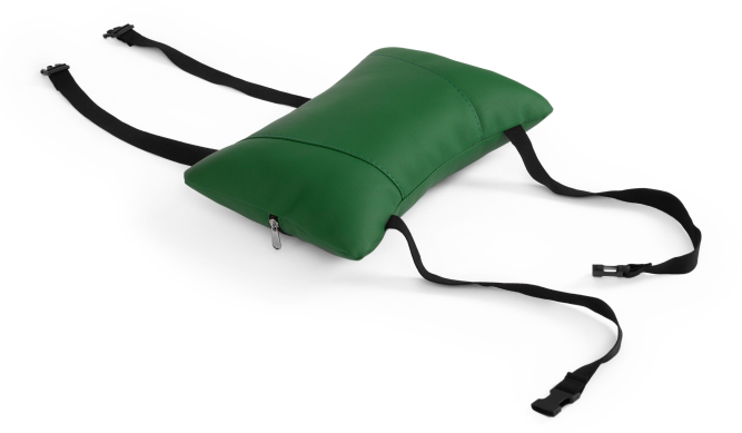 Кресло DRIVER кож/зам/ткань, зеленый/серый, 36-001/12