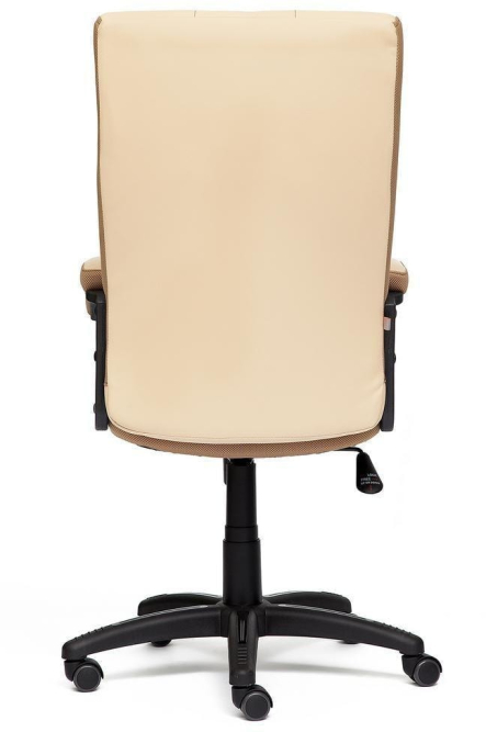 Кресло TRENDY кож/зам/ткань, бежевый/бронзовый, 36-34/21