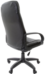 Кресло офисное BRABIX "Strike EX-525", экокожа черная, ткань черная, TW, 531381