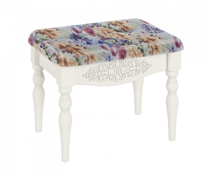 Банкетка Ассоль АС-33 белое дерево