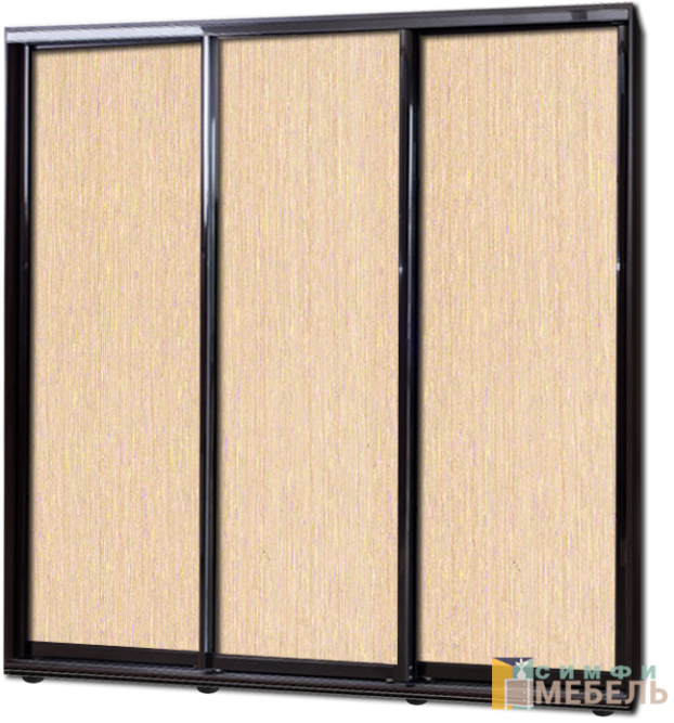 Шкаф купе 3х дв Комби 1 Венге светлый