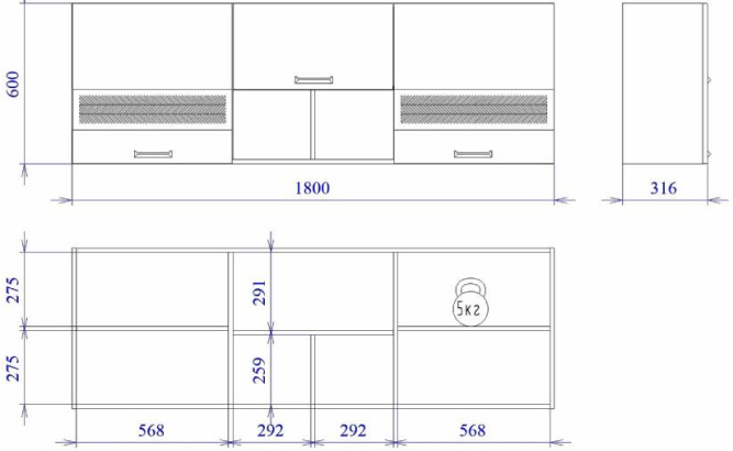 Шкаф ШСТ-180 NEW Смарт