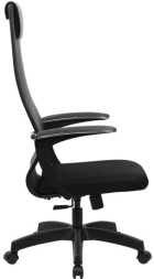 Кресло офисное BRABIX PREMIUM "Ultimate EX-801" пластик, плотная двойная сетка Х2, черное, 532922