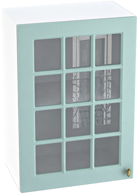 Шкаф верхний с 1 створкой со стеклом Кухня Прованс ШВС 500