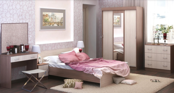 Спальня Бася (Эста) комплект 1