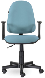 Кресло BRABIX "Prestige Start MG-312", эргономичная спинка, ткань, бирюзовое, 531921