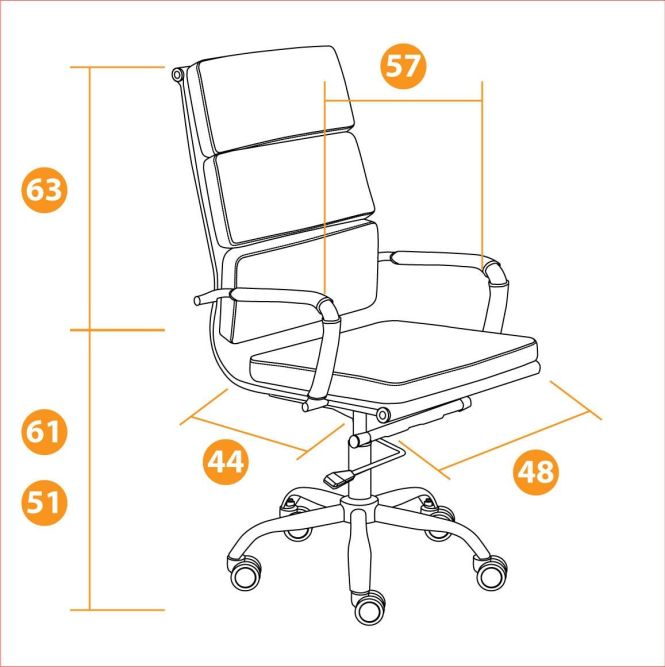 Кресло BESTO кож/зам, черный