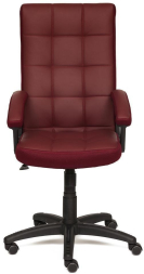 Кресло TRENDY кож/зам/ткань, бордо/бордо, 36-7/13