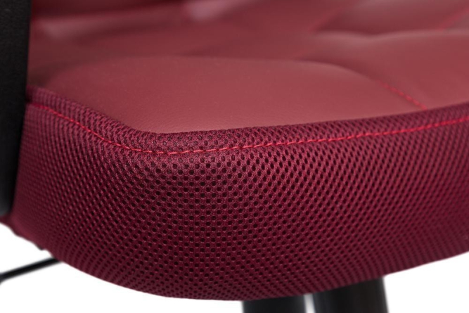 Кресло TRENDY кож/зам/ткань, бордо/бордо, 36-7/13