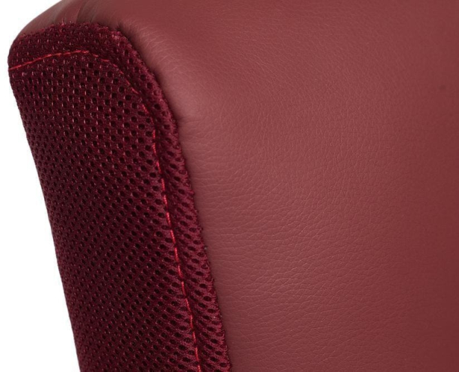 Кресло TRENDY кож/зам/ткань, бордо/бордо, 36-7/13