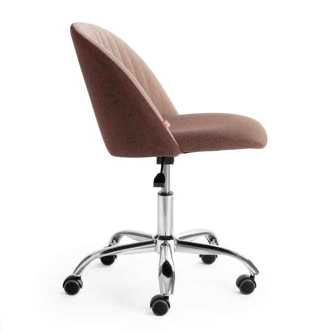 Кресло MELODY ткань/флок, коричневый/бежевый, Orleans D6/7