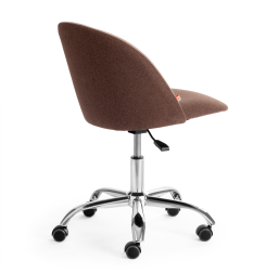 Кресло MELODY ткань/флок, коричневый/бежевый, Orleans D6/7