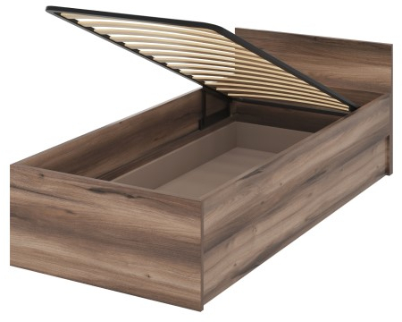 Кровать с ящиком с подъёмным механизмом ГМЛ33