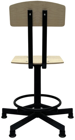 Стул кресло кассира, швеи, ресепшен РС37/РС67ЛФ, на винте, без подлокотников, фанера