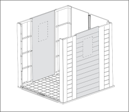 Сарай Фактор 6х6 (Factor 6x6), бежевый