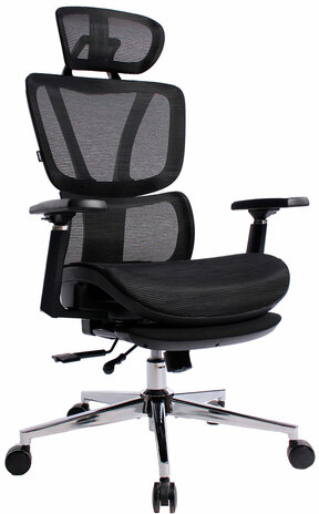 Кресло BRABIX PREMIUM "Evolution ER-700", подножка, слайдер, синхромеханизм, сетка, черное, 532947