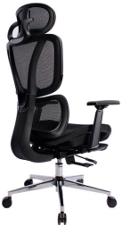 Кресло BRABIX PREMIUM "Evolution ER-700", подножка, слайдер, синхромеханизм, сетка, черное, 532947