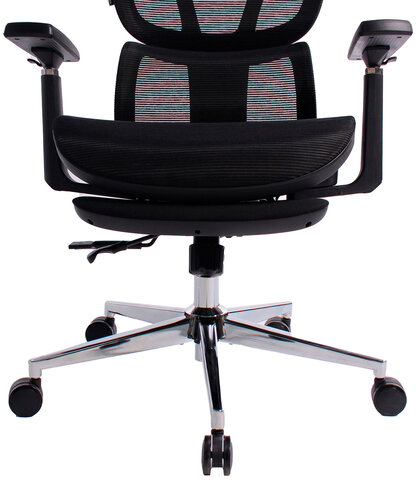 Кресло BRABIX PREMIUM "Evolution ER-700", подножка, слайдер, синхромеханизм, сетка, черное, 532947