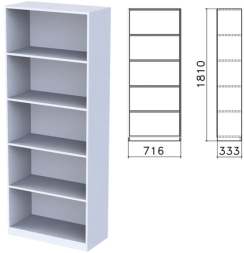 Шкаф (стеллаж) Бюджет 4 полки
