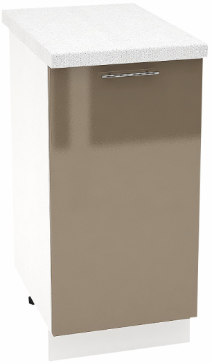 Шкаф нижний с 1 створкой Кухня Валерия ШН 400 (глянец)