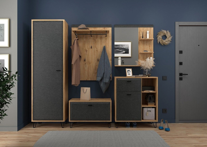 Прихожая Грейс комплект 1