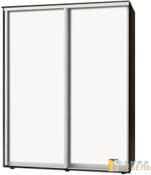 Шкаф-купе 2х дв Стандарт Комби 1 Белый